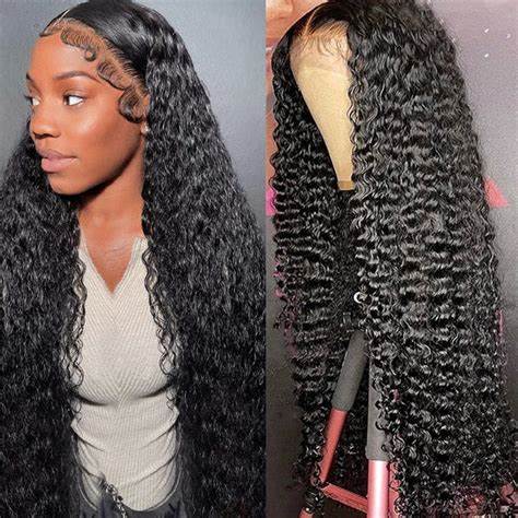 13x6 Deep curly HD transparent lace